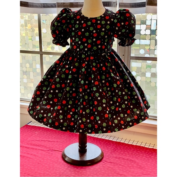 Miss Smarty Pants Holiday Collection Dress Size 4T - Picture 3 of 5